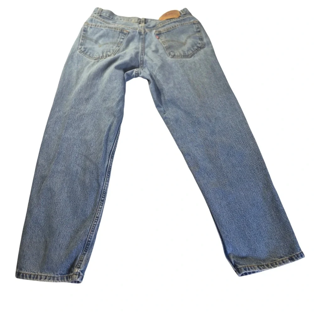 Levi's 550 Relaxed Fit 550-4891 Mens 34x30 Blue Tapered Leg‎ Denim Jeans Casual